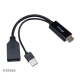 AKASA adaptér HDMI - Displayport, 4K@60Hz, 25cm