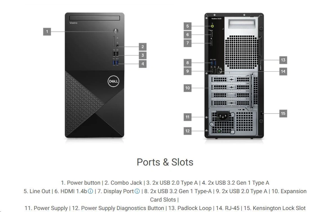 Dell PC Vostro 3020 MT (21YG4)