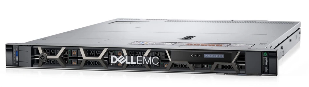 Dell PowerEdge R450, 4310/16GB/480GB SSD/iDRAC 9 Ent./2x1100W/H755/1U/3Y Basic On-Site