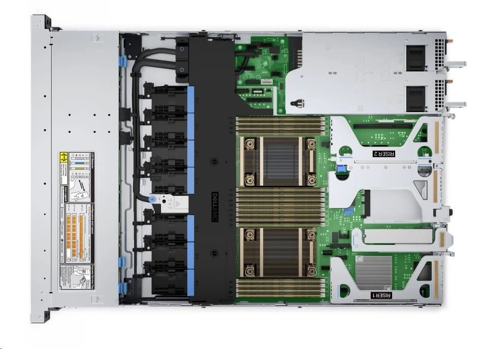 Dell PowerEdge R450, 4310/16GB/480GB SSD/iDRAC 9 Ent./2x1100W/H755/1U/3Y Basic On-Site