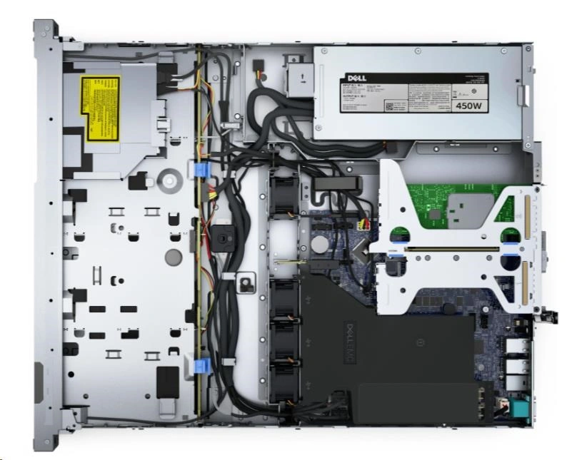 Dell PowerEdge R250, E-2314/8GB/1TB SATA 7.2K/iDRAC 9 Ent./H355/1U/3Y Basic On-Site