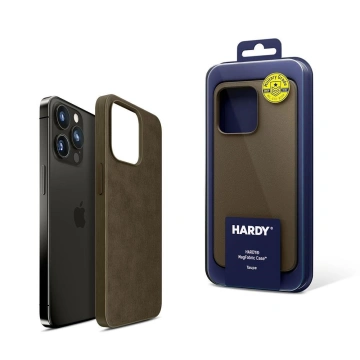 3MK HARDY MagFabric Case Apple iPhone 15 Pro Max, Taupe