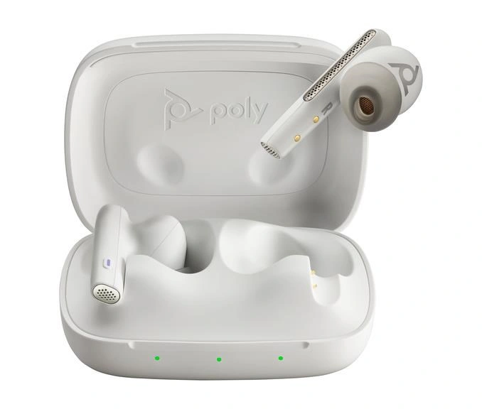 Poly VOYAGER FREE 60 UC, USB-A, Teams, bílá