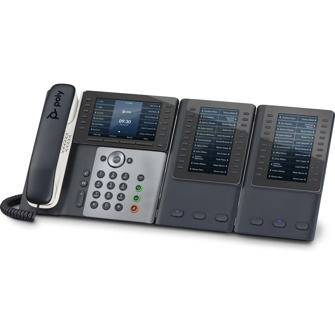 POLY IP telefon Poly Edge E500 s podporou technologie PoE