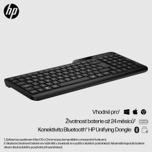 HP Dvourežimová bezdrátová klávesnice HP 475