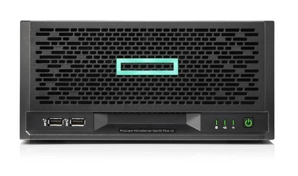 HPE PL MicroServer g10 Plus v2 E2314 (2.8/4C) 2x16G (P43019) 2x1TB (801882) SATA 4LFF NHP VROC 4p1G 