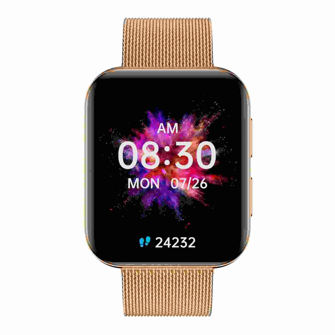 Garett Smartwatch GRC MAXX, Gold steel