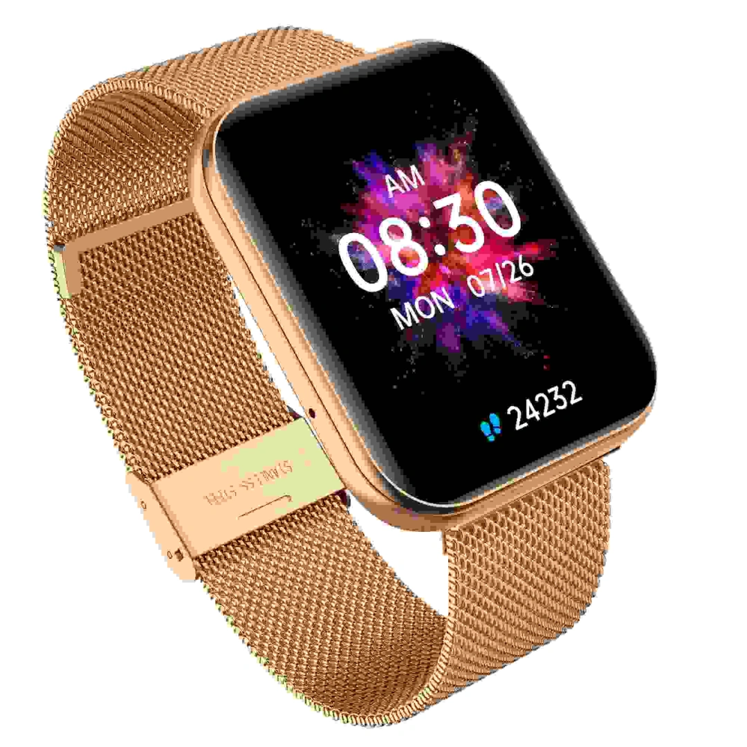 Garett Smartwatch GRC MAXX, Gold steel