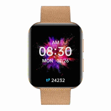 Garett Smartwatch GRC MAXX, Gold steel