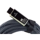 PremiumCord optický fiber kabel, Ultra High Speed HDMI 2.1, 8K@60Hz, zlacené, opletený, 20m