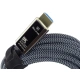 PremiumCord optický fiber kabel, Ultra High Speed HDMI 2.1, 8K@60Hz, zlacené, opletený, 20m