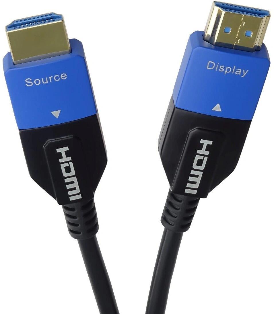 PremiumCord Ultra High Speed HDMI 2.1 optický kabel 8K@60Hz 4K@120Hz 5m zlacený