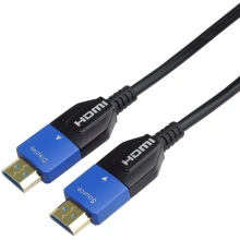 PremiumCord Ultra High Speed HDMI 2.1 optický kabel 8K@60Hz 4K@120Hz 5m zlacený