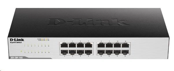 D-Link GO-SW-16G nekonfigurovatelný switch 16 portů