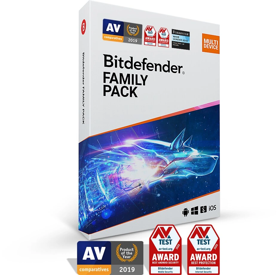 Bitdefender Family pack 2020 pro 15 zařízení na 1 rok (box)