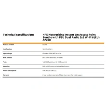 HPE Instant On Access Points AP22D (EU)