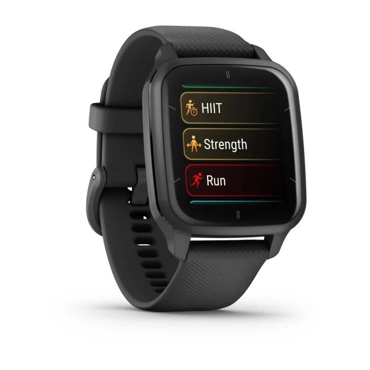 Garmin Venu SQ2, Music, Slate/Black Silicone Band