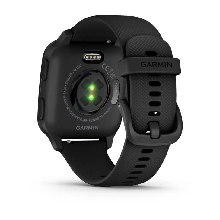 Garmin Venu SQ2, Music, Slate/Black Silicone Band