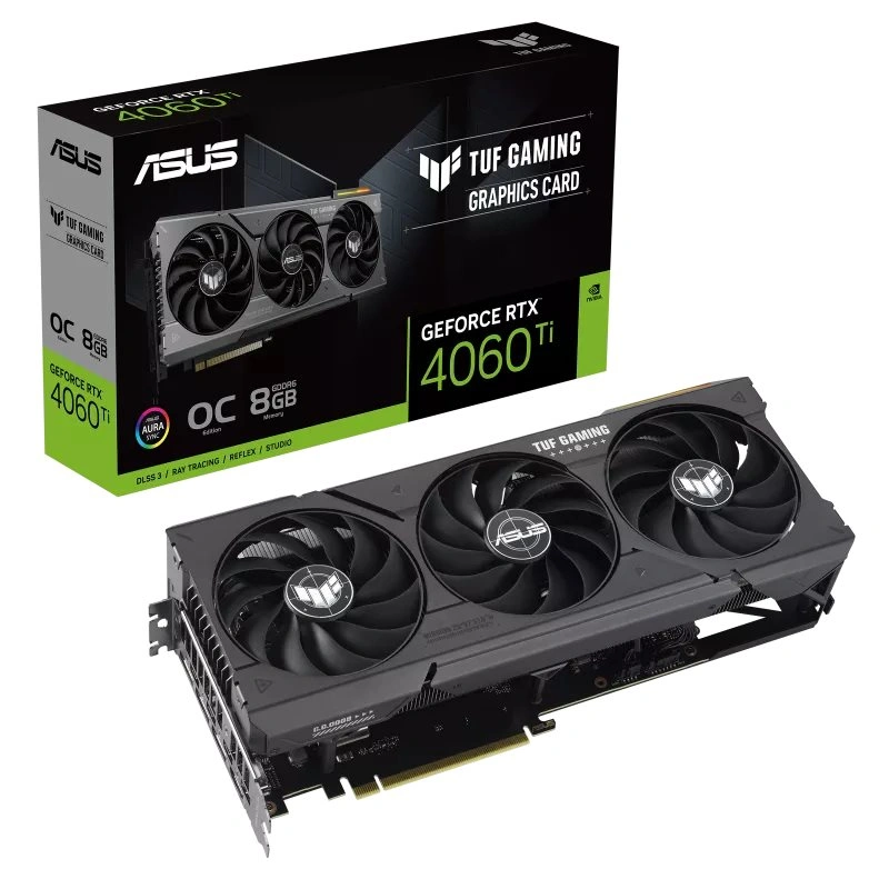 Asus TUF Gaming GeForce RTX 4060 Ti O8G, 8GB GDDR6