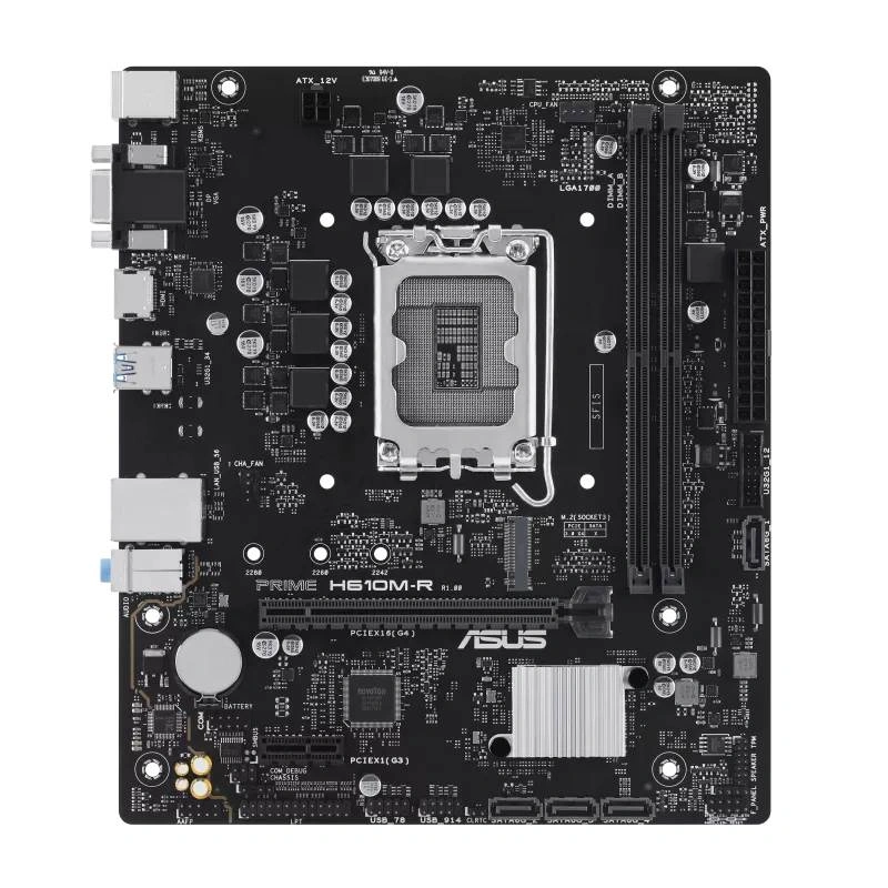 ASUS MB Sc LGA1700 PRIME H610M-R SI, Intel H610, 2xDDR5, 1xHDMI, 1xDVI, 1xVGA, mATX