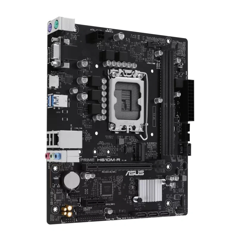 ASUS MB Sc LGA1700 PRIME H610M-R SI, Intel H610, 2xDDR5, 1xHDMI, 1xDVI, 1xVGA, mATX