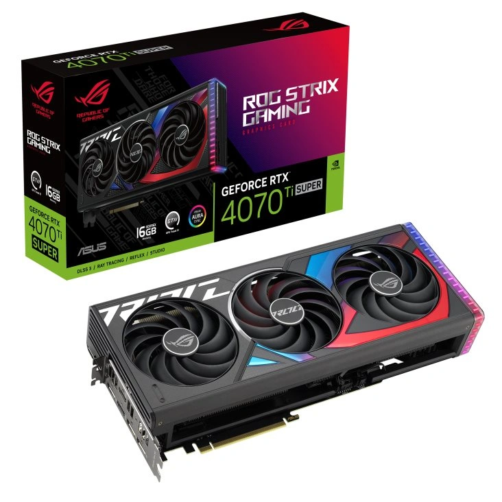 ASUS ROG Strix GeForce RTX 4070 Ti SUPER, 16GB GDDR6X