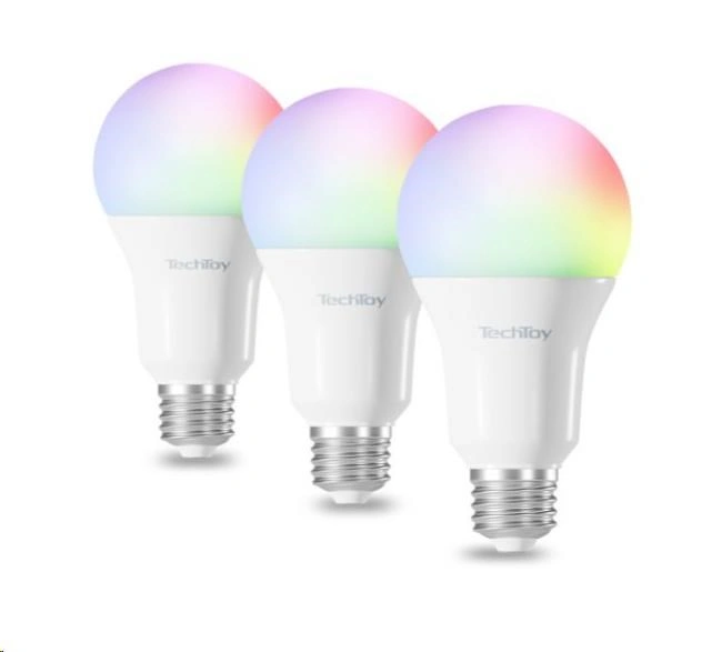 TechToy Smart Bulb RGB 11W E27 3pcs set