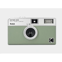 Kodak Analogový 35mm fotoaparát, půl klece / KODAK EKTAR H35 - zelený