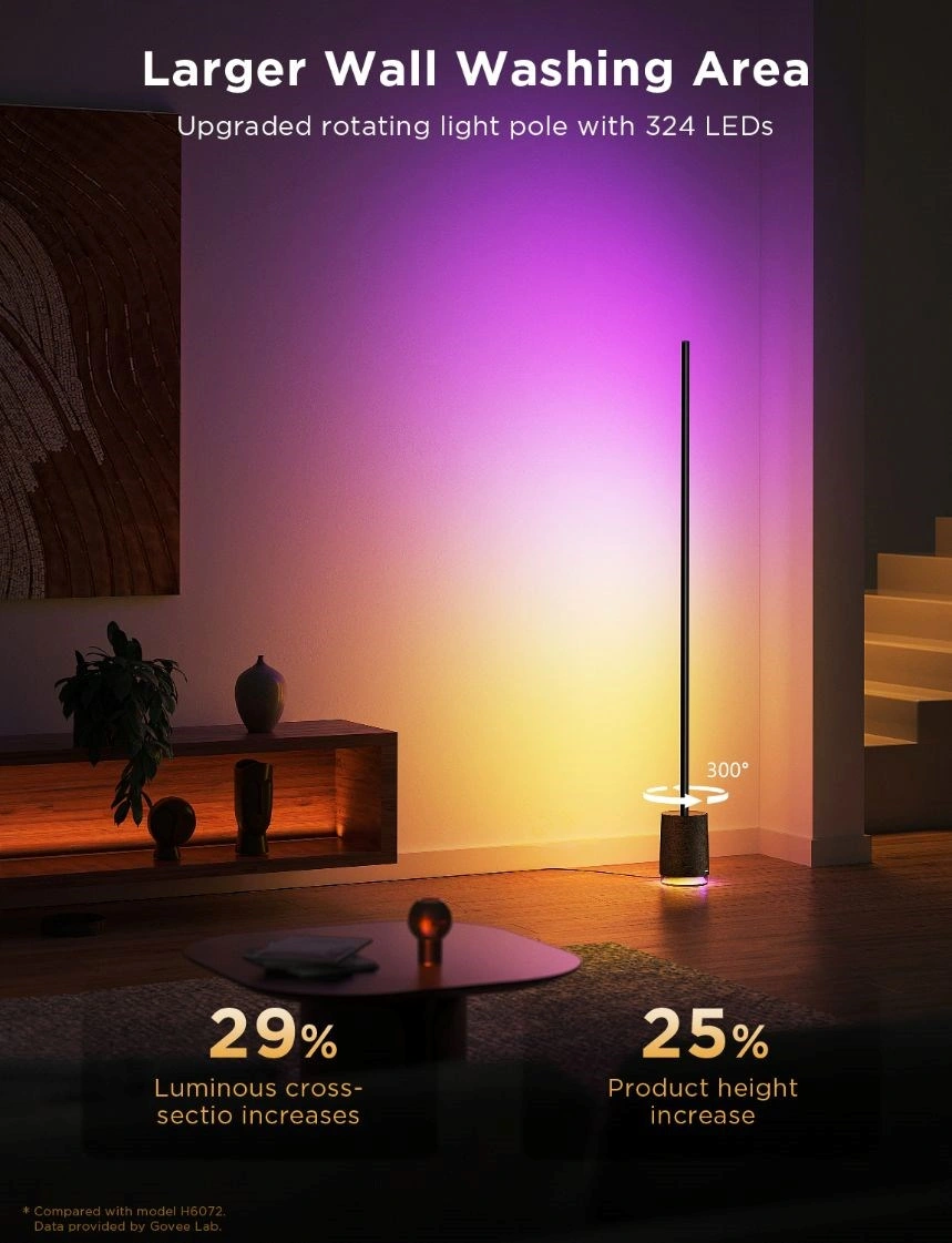 Govee Floor Lamp Pro RGBICWW LED + ovladač