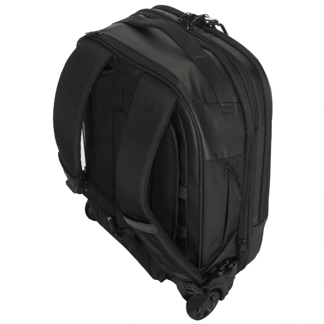 Targus® Mobile Tech Traveller 15.6" Rolling Backpack, černá