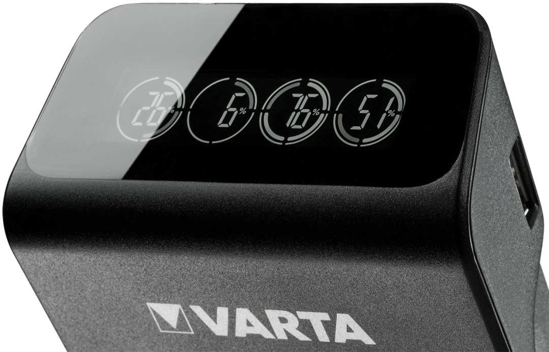 Varta LCD Plug Charger+ 4× AA 2 100mAh