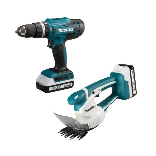 Makita DK18B56Y aku sada HP488D+UM110D Li-Ion 18V G 2x1,5Ah