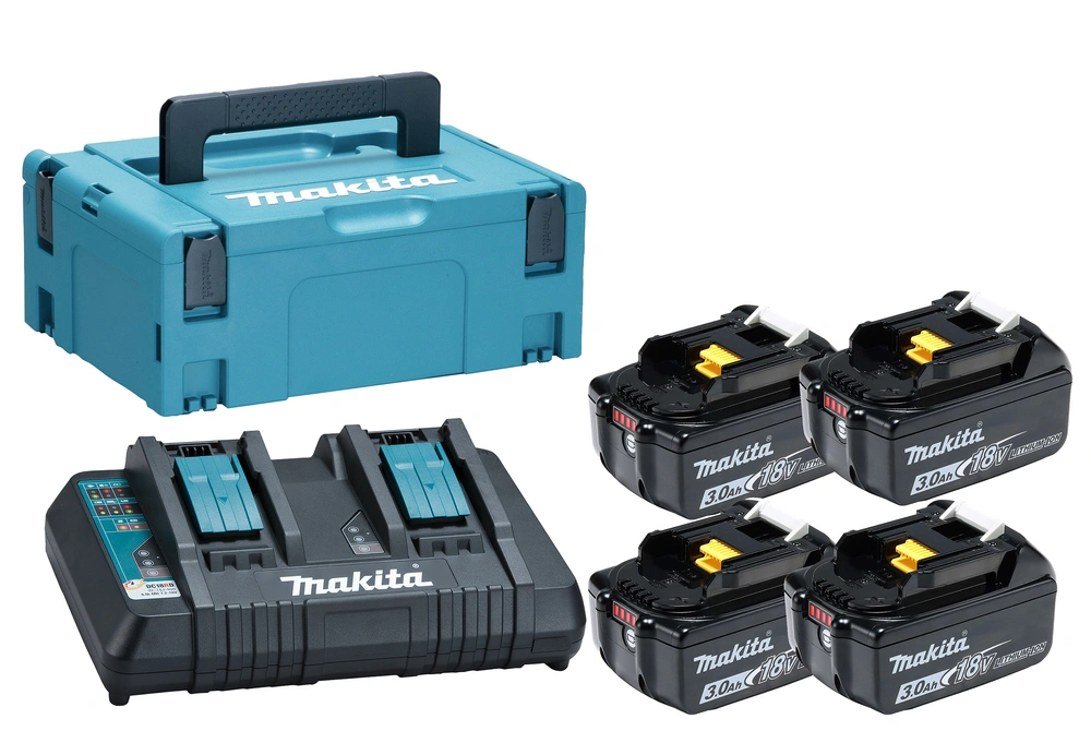 Makita MAKITA.POWER SET 18V (BL1830Bx4 + DC18RD) MA