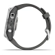 Garmin Fenix 7S Glass Silver / Graphite Silicone Band