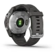 Garmin Fenix 7S Glass Silver / Graphite Silicone Band