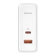 Baseus GaN5 Pro, USB-C + USB-A 100 W, white