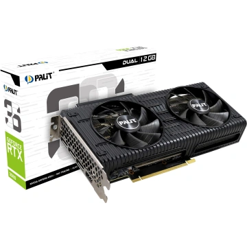 PALiT GeForce RTX 3060 Dual, LHR, 12GB GDDR6