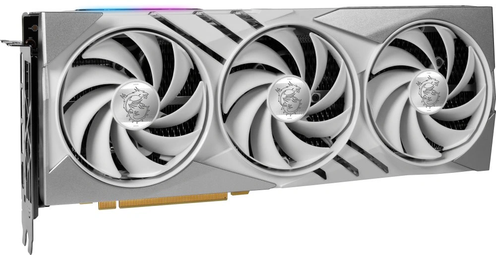 MSI GeForce RTX 4070 GAMING X SLIM WHITE 12G, 12GB GDDR6X
