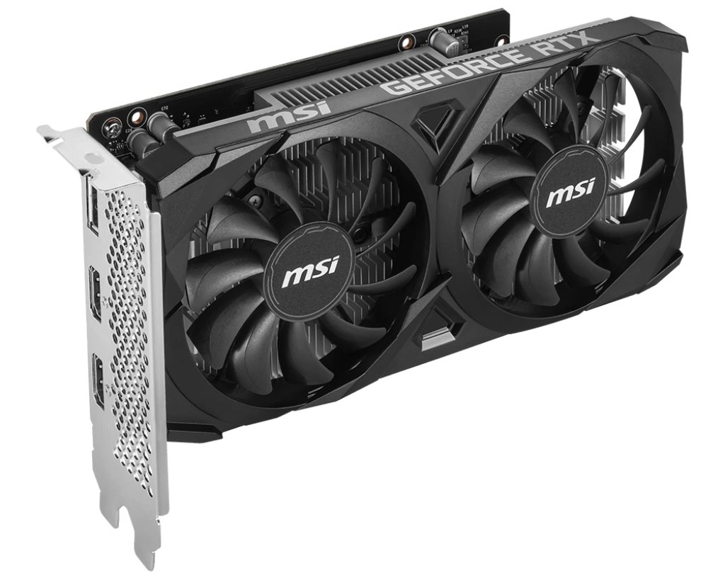 MSI VGA NVIDIA GeForce RTX 3050 VENTUS 2X E 6G OC, 6G GDDR6, 1xDP, 2xHDMI