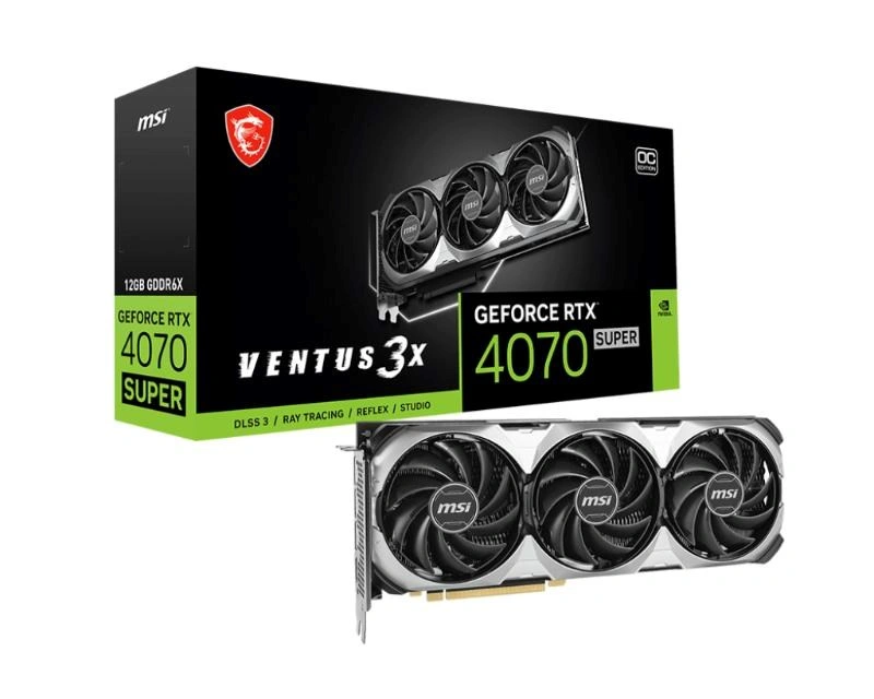 MSI GeForce RTX 4070 SUPER 12G VENTUS 3X OC