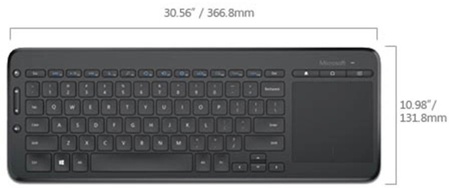 Microsoft All-in-One Media Keyboard, CZ/SK (N9Z-00020)