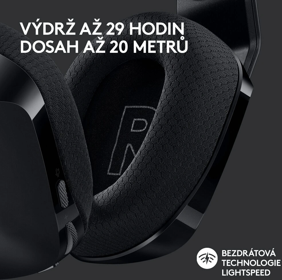 Logitech G733 Lightspeed, černá