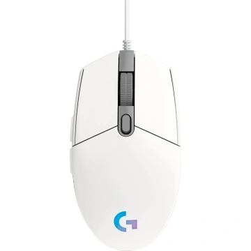 Logitech G102 Lightsync, biały