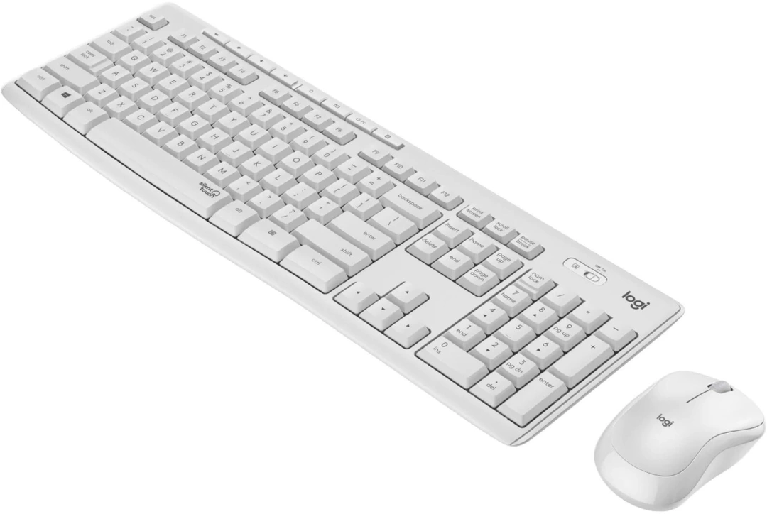 Logitech MK295 Silent, bílá