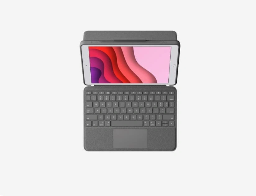 Logitech s klávesnicí Combo Touch Apple iPad (7.gen, 8.gen), CZ, černá