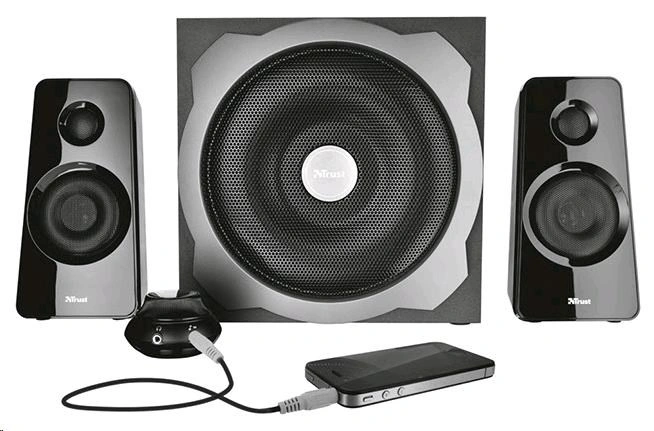 TRUST Tytan 2.1 Subwoofer Speaker Set - černá