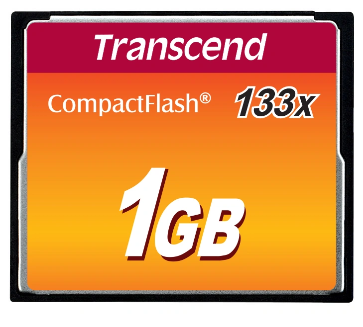 Transcend 1GB CF (133X) memory card