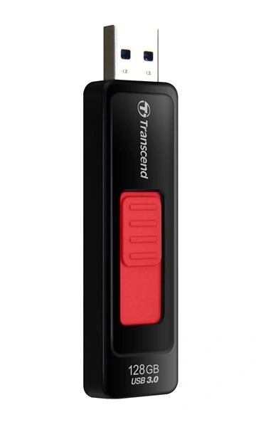 Transcend USB Flash disk JetFlash 760 128 GB USB 3.1 Gen 1 - černý/ červený
