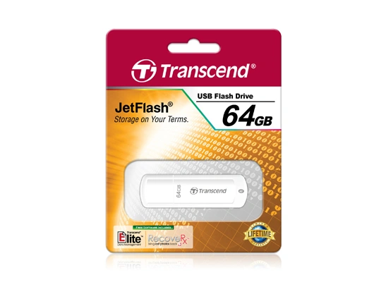 Transcend JetFlash 370 64 GB USB 2.0, bílá