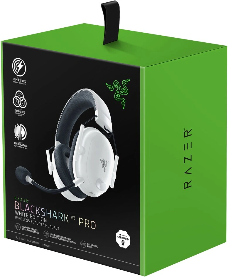 Razer BlackShark V2 Pro, bílá